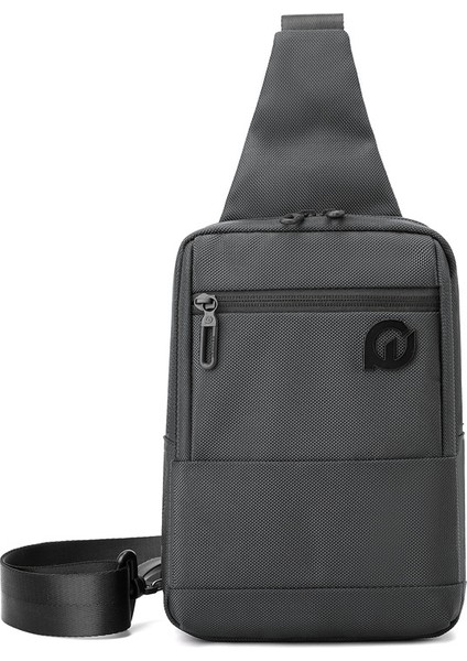 Minimalist Erkek Çapraz Omuz Tek Omuz Büyük Kapasiteli Çapraz Omuz Çantası (Yurt Dışından)