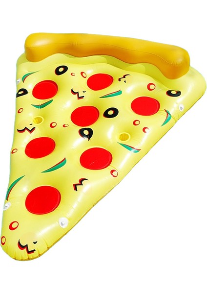 Yaz Açık Yüzme Havuzu Şişme Pizza Pvc Yetişkin Su Şezlong (Yurt Dışından)