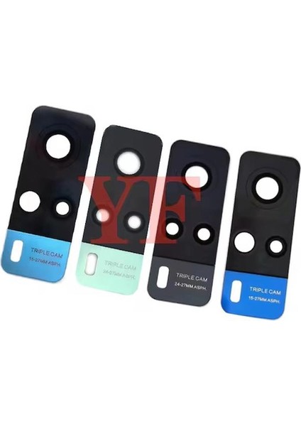 Vivo Y51 ile Uyumlu Kamera Camı Ithal Set Siyah