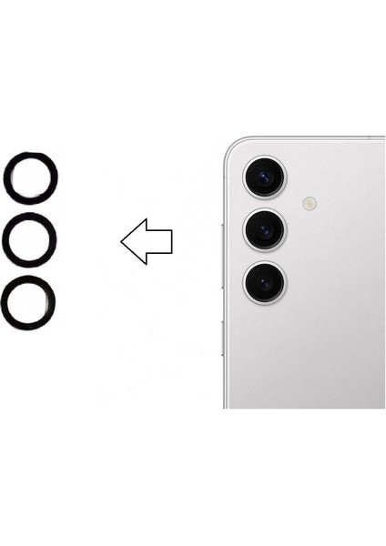 Galaxy S24 S921B Ile Uyumlu Kamera Camı Set Ithal