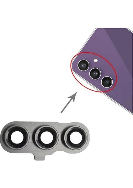 Galaxy S23FE S711B Ile Uyumlu Kamera Camı Ithal Silver