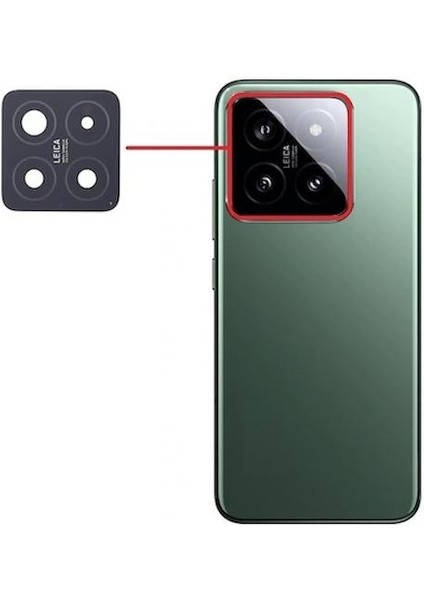 Xiaomi Mi 14 Pro Ile Uyumlu Kamera Camı Ithal Set