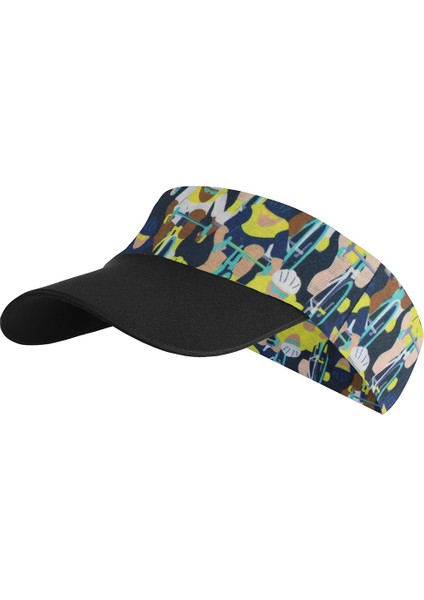 Açık Hızlı Kuru Erkek Spor Bisiklet Tırmanma Ter Emici Nefes Güneş Koruyucu Boş Şapka (Yurt Dışından)