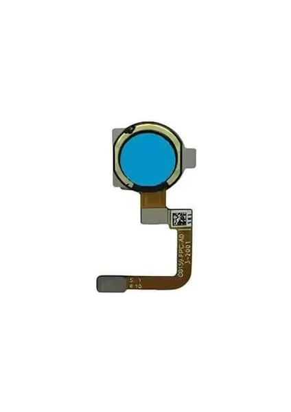 Realme C3 Ile Uyumlu Parmak Izi Okuyucu Film Flex Ithal RMX2027 Mavi