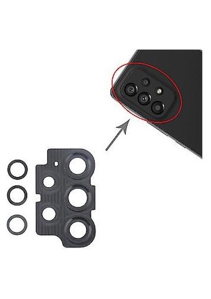 Galaxy A53 5g A536F Ile Uyumlu Kamera Camı Ithal Full