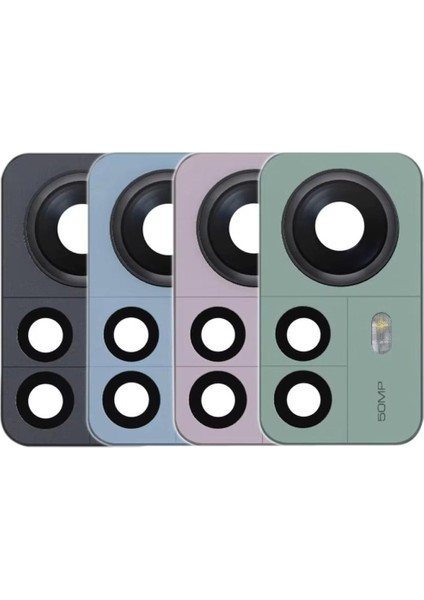 Xiaomi 12 Pro Ile Uyumlu Kamera Camı Ithal Full Set Siyah 50MP