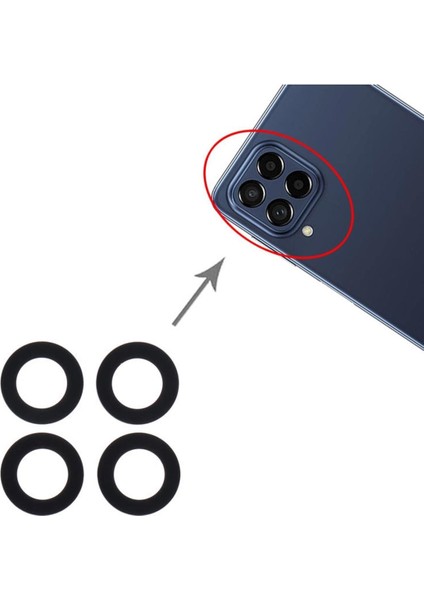 Galaxy M53 5g M536B Ile Uyumlu Kamera Camı Ithal Set