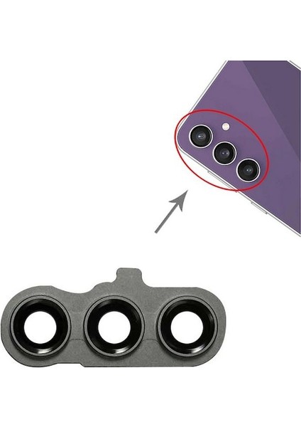 Galaxy S23FE S711B Ile Uyumlu Kamera Camı Ithal Siyah