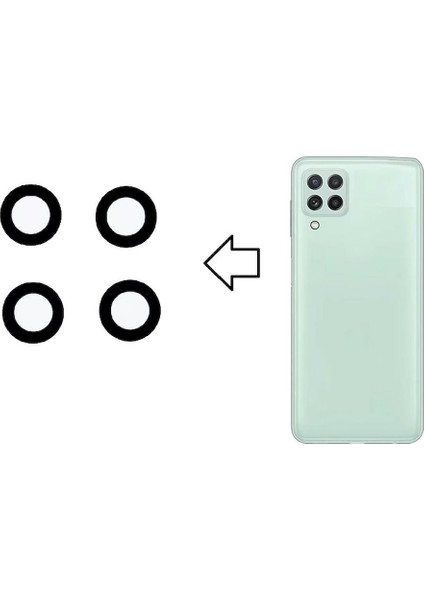 Galaxy M33 5g M336B Ile Uyumlu Kamera Camı Ithal Set
