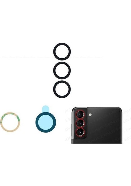 Galaxy S21 G991 Ile Uyumlu Kamera Camı Ithal Set