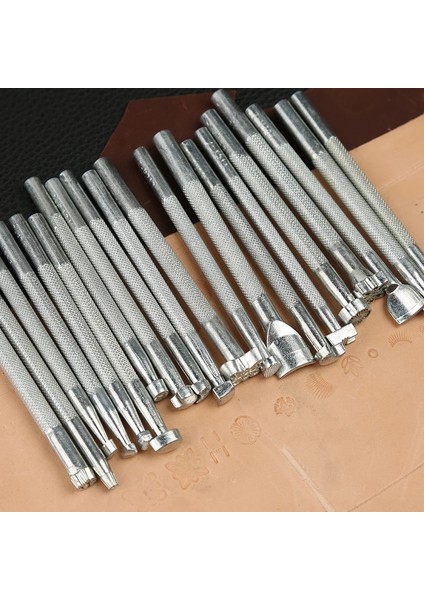 Z-P217 Stili Deri Damgalama Araçları El Yapımı Mühür Heykel Metal Deri Işleme Eyer Printinting Craft Araç Seti (Yurt Dışından) fırsatları