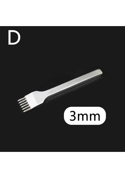 D Tarzı 1 Adet mm Delik Zımba Bağlama Kenar Dikiş Aracı Delik Yumruk Dıy Deri El Sanatları Zımba Dikiş Araçları Malzemeleri Prong (Yurt Dışından)