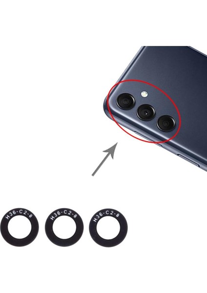 Galaxy M13 4g M135 Ile Uyumlu Kamera Camı Ithal Set