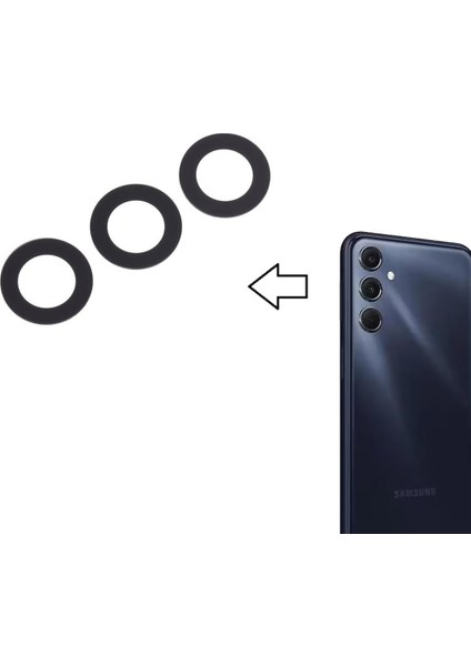 Galaxy M34 5g M346 Ile Uyumlu Kamera Camı Ithal Set