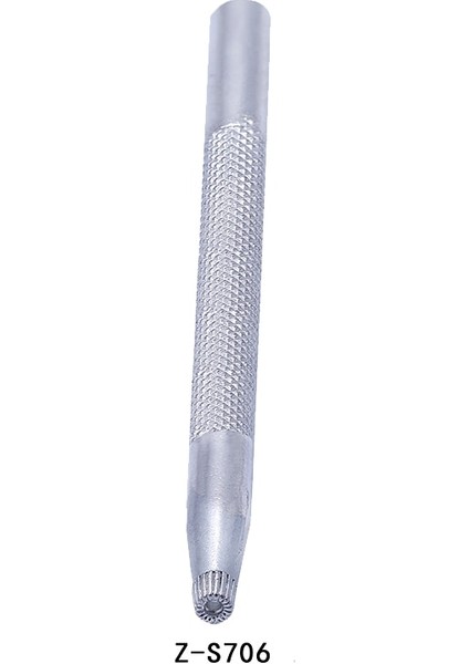Z-S706 Tarzı Metal Deri Çalışma Eyer Yapma Araçları Oyma Deri El Sanatları Pullar Deri El Sanatları Damgalama Katı Metal Printinting Aracı 1 Adet (Yurt Dışından)
