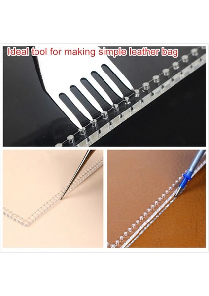 Şeffaf1 Tarzı 1pc Şeffaf Çanta Deri El Sanatları Akrilik Cüzdan Çanta Desen Stencil Şablon Aracı Dıy Seti (Yurt Dışından) fırsatları