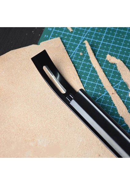 Siyah Stil Yüksek Li Güvenlik Deri Beveler Skiving Bıçağı Kesilmiş Ince Bıçaklar Dıy Leathercraft Oyma Dikişler Aracı Leathercraft Kesici (Yurt Dışından) indirimleri