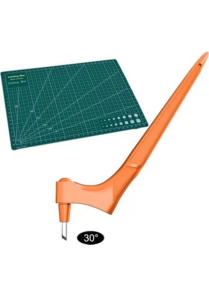 No.13 Tarzı Zanaat Kesme Aleti Döner Kesici Kağıt Sıkışma Desen Oyma Bıçağı Dekupaj Heykel Gravür Kesici Dıy Sanat Tasarım Aracı (Yurt Dışından)