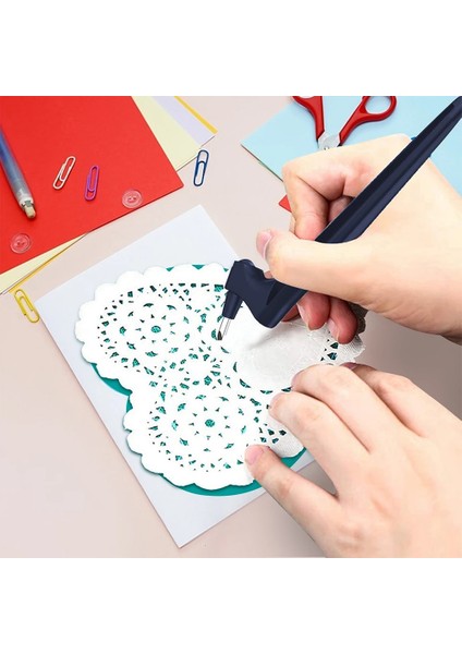 No.13 Tarzı Zanaat Kesme Aleti Döner Kesici Kağıt Sıkışma Desen Oyma Bıçağı Dekupaj Heykel Gravür Kesici Dıy Sanat Tasarım Aracı (Yurt Dışından) modelleri