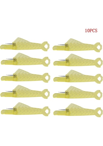 10PCSARI Tarzı Pcsmini Dikiş Makinesi Iğne Geçirici Kanca Ile Plastik Dikiş Ekleme Aracı Yaşlı Hızlı Otomatik Değiştirici Zanaat (Yurt Dışından)