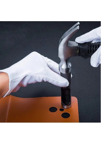 6mm Tarzı Seçtiğiniz Için 1mm ~ Setleri Delik Delgeç Deri Delgeç Yuvarlak Çelik Deri El Sanatları Içi Boş Delik Delme Contaları Kauçuk Araçları (Yurt Dışından) fırsatları