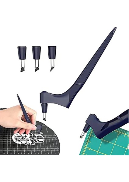 No.16 Stili Dıy Zanaat Kesme Aleti Dönen Bıçak Kağıt Kesici Bıçakları Değiştirin Zanaat Kesme Bıçağı Oyma Gravür Kesici Aracı (Yurt Dışından) fırsatları
