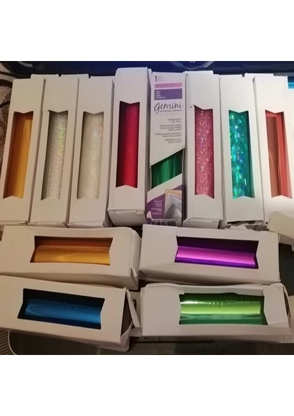 No.1 Stili Chzimade 4rollslot 5m Sıcak Damgalama Folyo Kağıt Holografik Isı Transferi Vinil Film Giyim Diy El Yapımı El Sanatları (Yurt Dışından) fiyatları