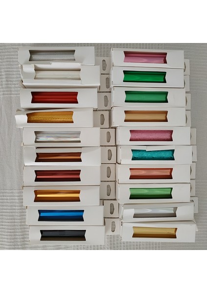 No.1 Stili Chzimade 4rollslot 5m Sıcak Damgalama Folyo Kağıt Holografik Isı Transferi Vinil Film Giyim Diy El Yapımı El Sanatları (Yurt Dışından) fırsatları