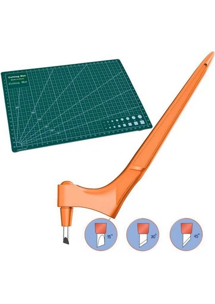 Siyah Stil A3 Kendini Iyileştiren Çift Taraflı Kesme Matı, Güvenlik Dıy Sanat Kesme Aleti Zanaat Kesme Witteel Döner Bıçak Gravür Tahtası (Yurt Dışından) fırsatları