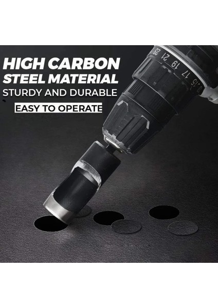 25MM Tarzı Deri Delik Delme Aracı Hex Shank Karbon Çelik Yuvarlak Içi Boş Yumruk Matkap Uçları Çok Amaçlı Modelleme Hobi El Sanatları (Yurt Dışından) indirimleri