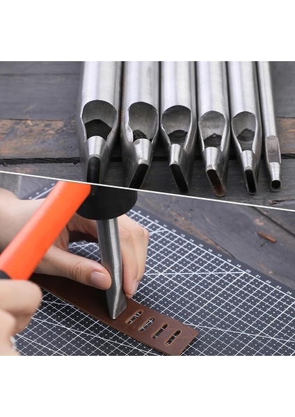 3MMX6MM Tarzı Lmdz Delik Zımba Deri Oval Delik Delme Çelik El Sanatları Içi Boş Delik Delme Deri Araçları Deri Kemer Delik Delme Dıy Araçları (Yurt Dışından) fırsatları