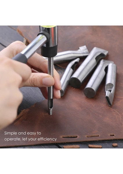 3MMX6MM Tarzı Lmdz Delik Zımba Deri Oval Delik Delme Çelik El Sanatları Içi Boş Delik Delme Deri Araçları Deri Kemer Delik Delme Dıy Araçları (Yurt Dışından) indirimleri