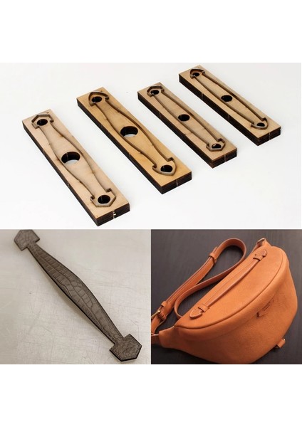 B-L Tarzı Çanta Kolu Kesme Kalıp Deri Şablon Dıy El Sanatları Kayış Kafa Deri Çanta Aksesuarları Pratik Leathercraft Yumruk Aracı (Yurt Dışından)