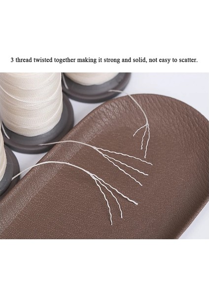 Haki-1 Makara Stili Wuta 90 M Yuvarlak Mumlu Iplik Tamir Kablosu Dize Polyester El Dikiş Hattı Örgülü Bilezik Dıy Aksesuarları Deri El Sanatları (Yurt Dışından) modelleri