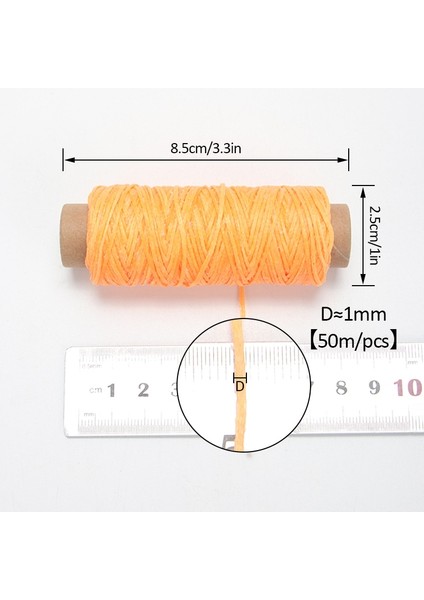 N27-ALTIN Tarzı Qjh 40 Renk Deri Dikiş Mumlu Iplik, Renk Başına 50 Yards, El Dikiş Deri ve Ciltleme Için El Dikiş Ipliği (Yurt Dışından) fırsatları