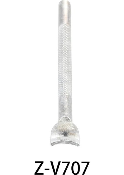 Z-V707 Tarzı 11 cm Metal Deri Çalışma Eyer Yapma Araçları Oyma Deri El Sanatları Pullar Deri Damgalama Katı Dıy Baskı Damgalama Araçları (Yurt Dışından)