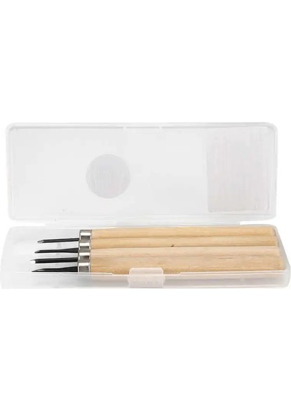 No.3 Tarzı 4 Adet Ahşap Oyma Bıçağı Manuel Kalemtıraş Damga Bıçaklar Oyma Gravür Çalışma Alet Takımı Dikiş Aksesuarları Tamir El Aletleri (Yurt Dışından) indirimleri