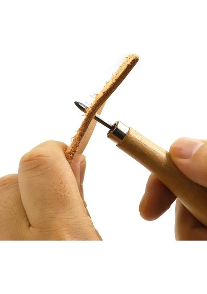 4mm Tarzı 1 Adet Ahşap Elmas Eşkenar Dörtgen Awl Kavisli Koni Dıy Deri Dikiş Dikiş Raybalama Awl Deri El Sanatları Yumruk Araçları (Yurt Dışından) indirimleri