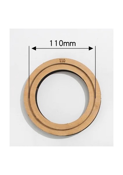 110MM Tarzı Japonya Çelik Bıçak Kalıp Kesim Çelik Yumruk Yuvarlak Daire Kesme Kalıp Ahşap Deri Kağıt El Sanatları Için Ölür (Yurt Dışından)