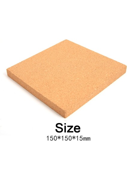 150X150X15MM Stili 1 Adet Doğal Mantar Mat El Yapımı Dıy Deri Araçları Yumruk Parlatma Kenar Aksesuarları (Yurt Dışından)