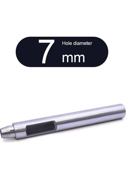 7mm Tarzı Kemer Yumruk Deri Yuvarlak Içi Boş Leathercraft Delme Silindirik Bıçak Kesim Kemerler Için Kağıt Torba Metal Contalar Plastik Delgeç (Yurt Dışından)