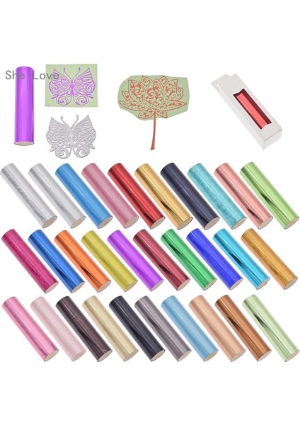 ZA00WHF001-39 Tarzı Chzimade 5m Sıcak Folyo Rulo Kağıt Holografik Sıcak Folyo Damgalama Makinesi Isı Transferi Folyo Rulo T-Shirt Diy El Sanatları (Yurt Dışından) fiyatları