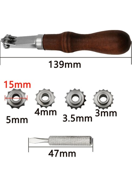 Dıy Deri El Sanatları Kiti Aralığı Aracı mm Aşırı Dikiş Hattı Işaretleme Tekerlek Dişli Rulet Leathercraft Aralığı Dikiş Araçları (Yurt Dışından) fiyatları
