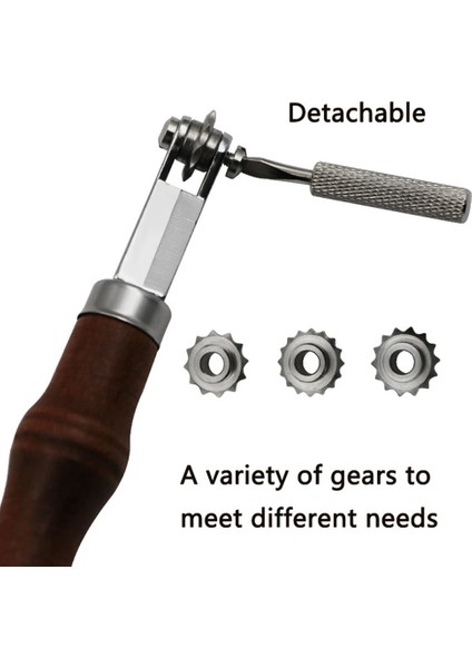 Dıy Deri El Sanatları Kiti Aralığı Aracı mm Aşırı Dikiş Hattı Işaretleme Tekerlek Dişli Rulet Leathercraft Aralığı Dikiş Araçları (Yurt Dışından) modelleri