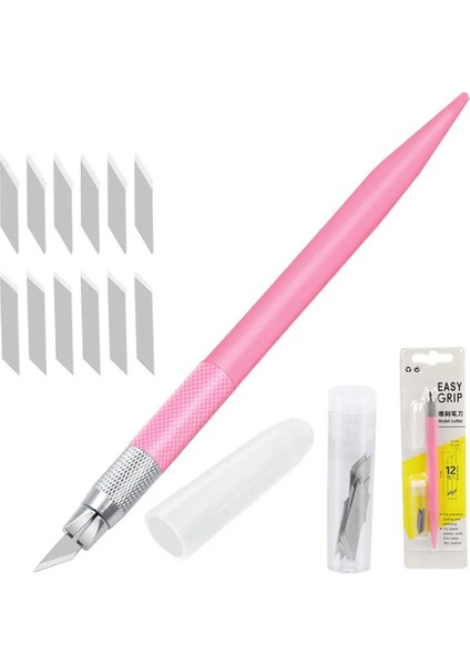 Pembe Tarzı Sanat Bıçak Kalem Bıçak Kağıt Kesici Hassas Zanaat Kesme Aleti Dıy El Hesabı Bant Deri Kumaş Oyma Heykel Bıçağı (Yurt Dışından)