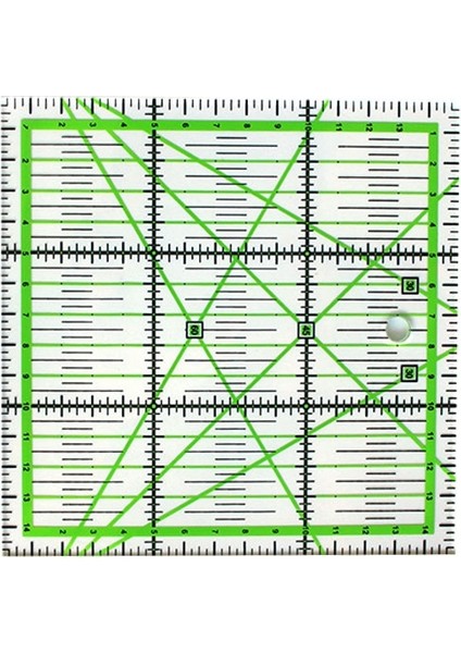 No.6 Stili Lastic Temizle Dikiş Patchwork Cetvel Araçları Kapitone Izgara Cetveller Kesme Desen Terziler Cetvel Dıy Dikiş El Sanatları Ölçekli Cetvel (Yurt Dışından) fırsatları