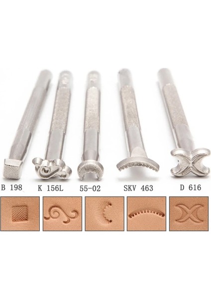 No.5 Tarzı Alaşım Deri Baskı Aracı Deri Damgalama Eyer Yapma Araçları Deri Pullar Zanaat El Yapımı Deri Kabartma Malzemeleri (Yurt Dışından) fiyatları