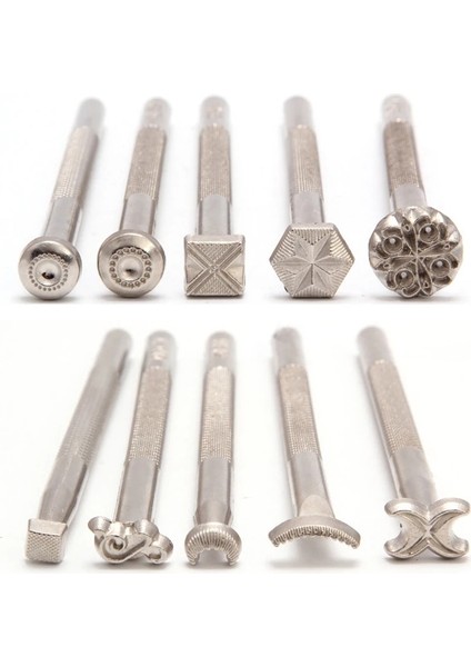 No.5 Tarzı Alaşım Deri Baskı Aracı Deri Damgalama Eyer Yapma Araçları Deri Pullar Zanaat El Yapımı Deri Kabartma Malzemeleri (Yurt Dışından) modelleri