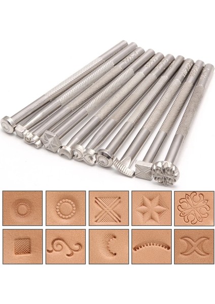 No.5 Tarzı Alaşım Deri Baskı Aracı Deri Damgalama Eyer Yapma Araçları Deri Pullar Zanaat El Yapımı Deri Kabartma Malzemeleri (Yurt Dışından) fırsatları