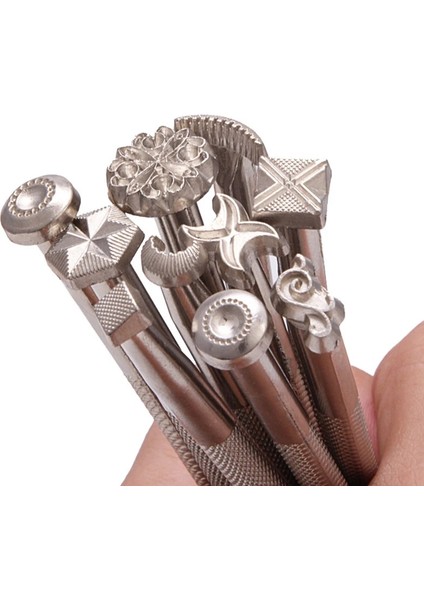 No.5 Tarzı Alaşım Deri Baskı Aracı Deri Damgalama Eyer Yapma Araçları Deri Pullar Zanaat El Yapımı Deri Kabartma Malzemeleri (Yurt Dışından) indirimleri